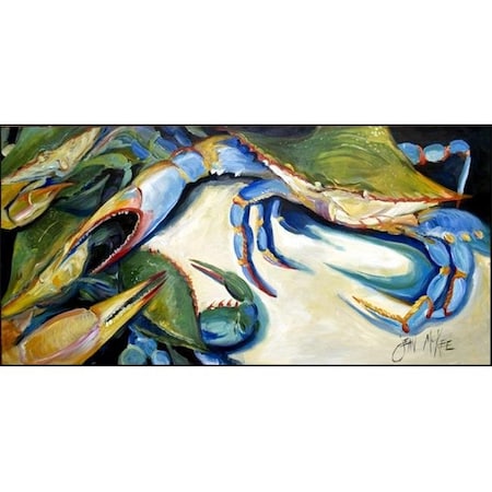 Carolines Treasures Carolines Treasures JMK1333HRM2858 Crabs Lets Rock Indoor & Outdoor Runner Mat; 28 x 58 in. JMK1333HRM2858